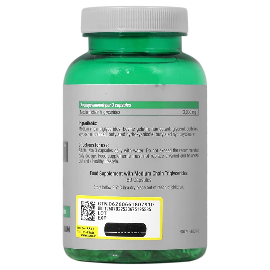 ام سی تی اویل 1000 میلی گرم / MCT Oil Eurho Vital — تصویر ۳