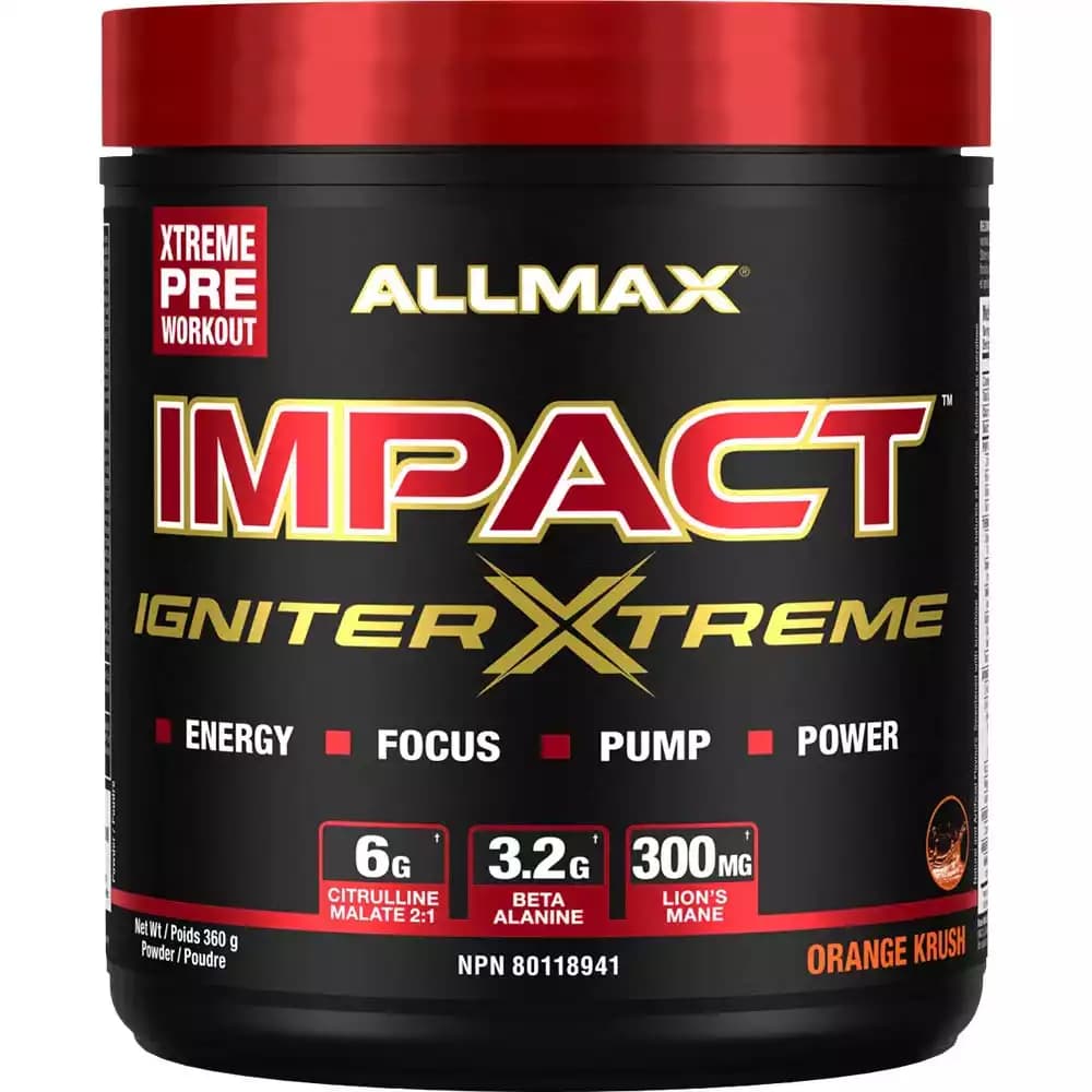 پمپ ایمپکت ایگنیتر اکستریم آلمکس 300 گرم| ALLMAX IMPACT IGNITER XTREME