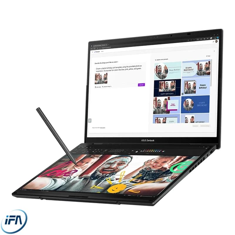 لپ تاپ ایسوس مدل ZenBook Duo UX8406CA – Ultra 9 285H 32GB 2TB — تصویر ۷
