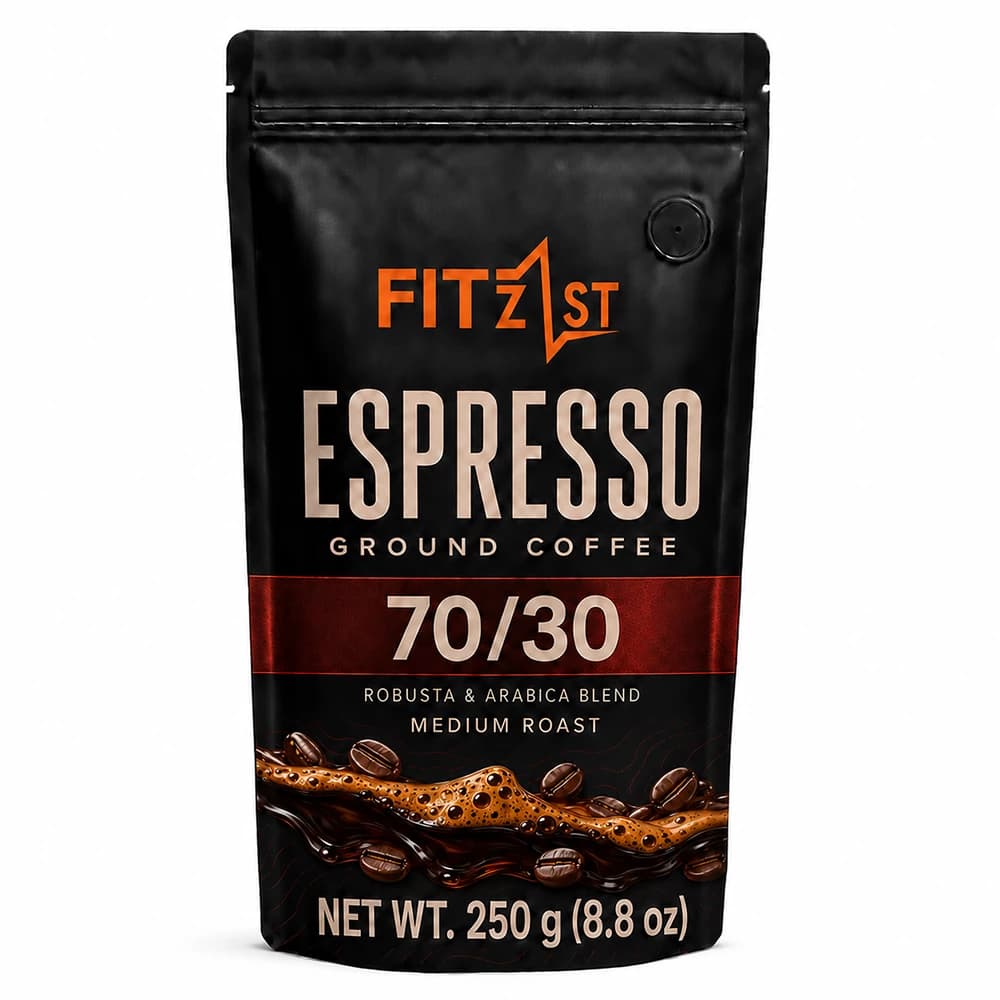 قهوه اسپرسو 70% روبستا 250 گرم