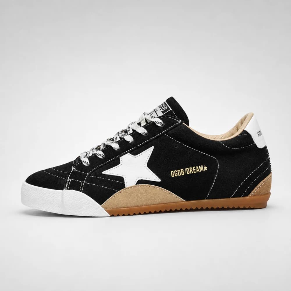 کتونی گلدن گوس سوپر استار مشکی | Golden Goose Super-Star Black