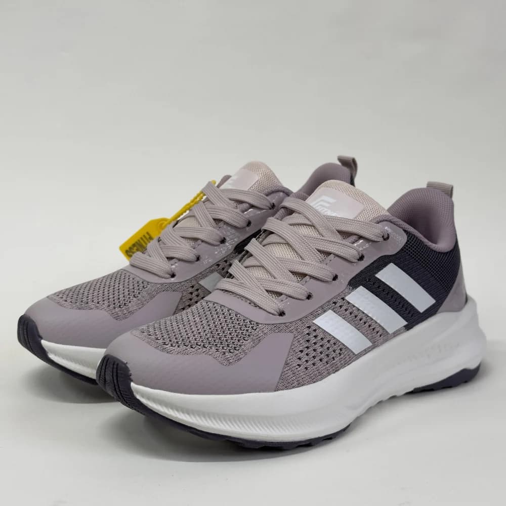 کتونی آدیداس ران فالکون طوسی بنفش | Adidas Runfalcon Grey Purple — تصویر ۳
