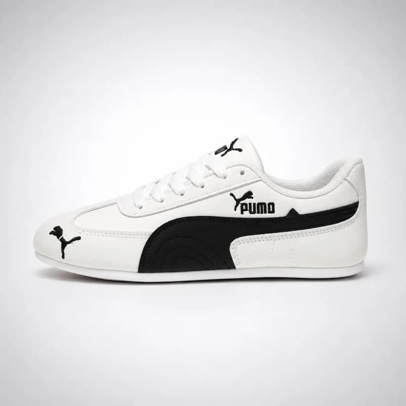 کتونی پوما اسپید کت سفید مشکی | Puma Speedcat White Black — تصویر ۲