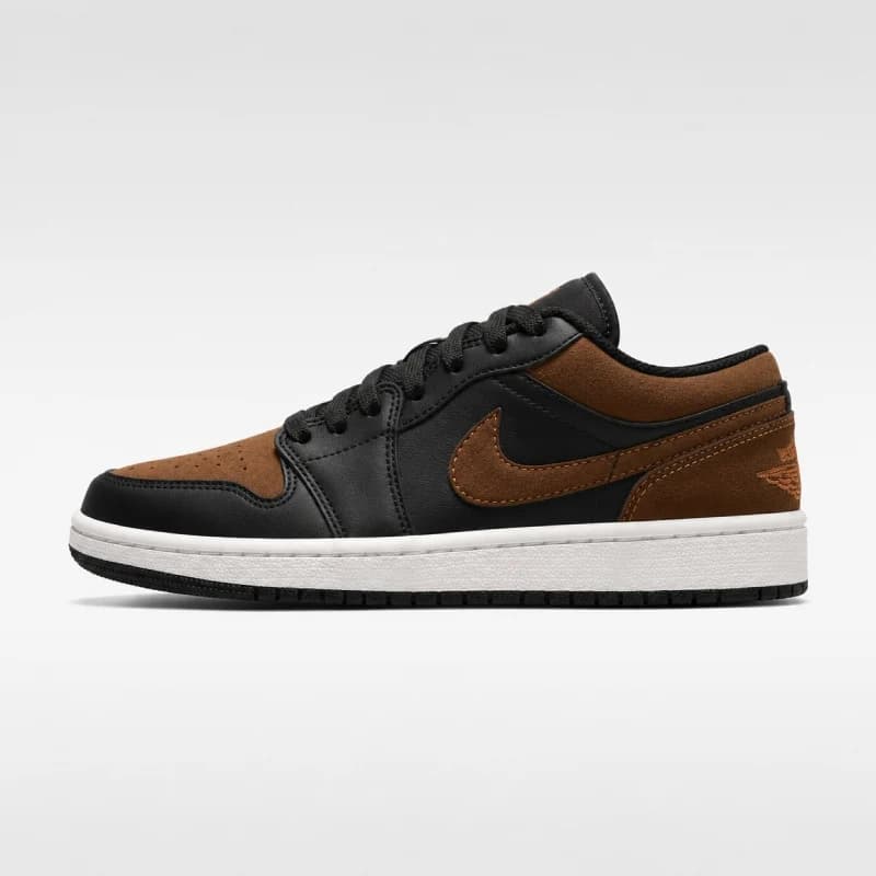 کتونی نایک ایر جردن 1 لو قهوهای مشکی | Air Jordan 1 Low Brown Black — تصویر ۲