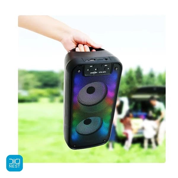 اسپیکر بلوتوثی قابل حمل گریت نایس مدل GTS-1873 — تصویر ۳