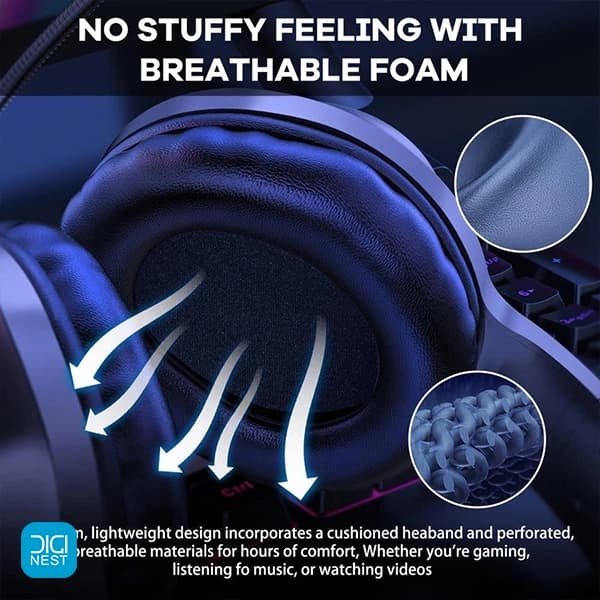 هدفون هدست گیمینگ RGB اونیکوما Onikuma X7 Pro اورجینال — تصویر ۵