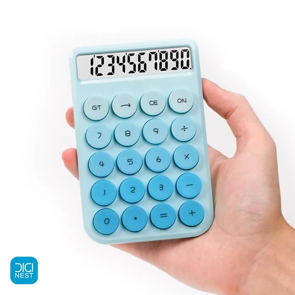 ماشین حساب فانتزی رومیزی پاستلی مدل OS-9166
