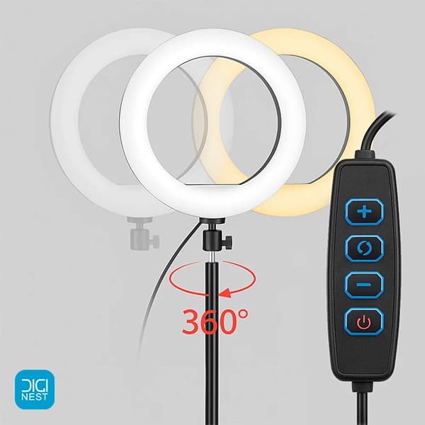 رینگ لایت 26 سانتی متری 10 اینچ مدل LJJ-26 LED — تصویر ۲
