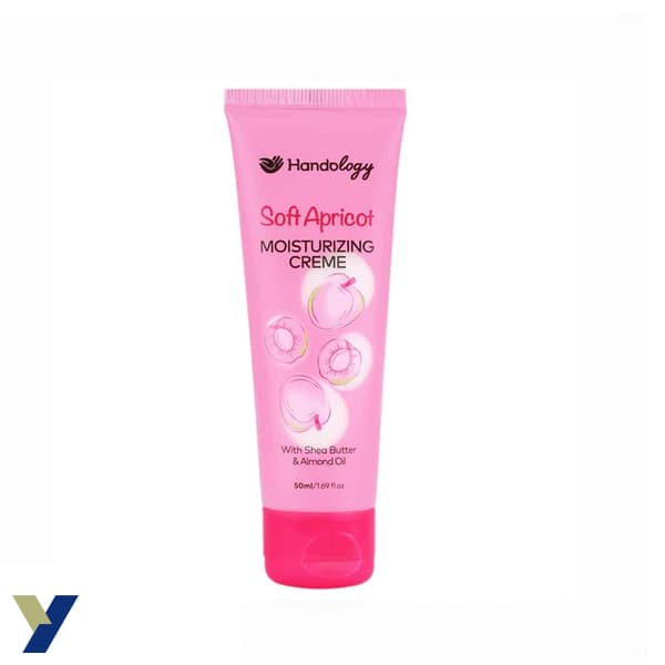 کرم آبرسان دست و صورت هندولوژی مدل SOFT APRICOT حجم 60ML