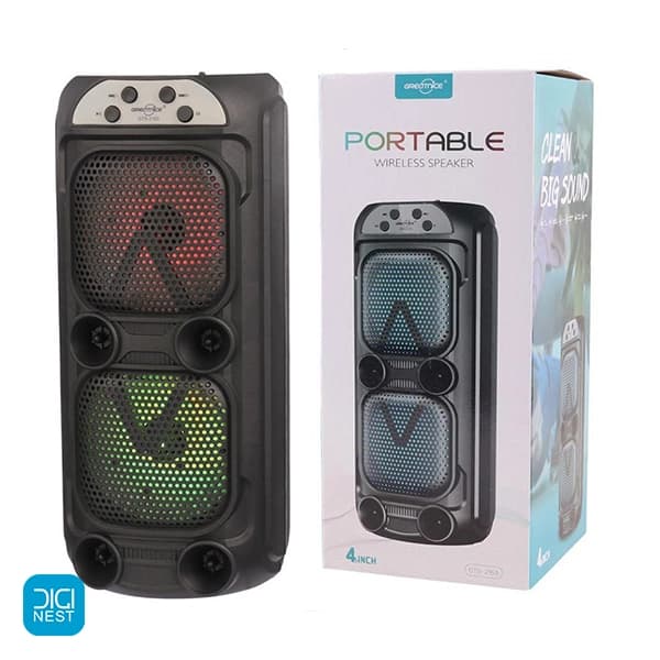 اسپیکر بلوتوثی قابل حمل گریت نایس GTS-2163 — تصویر ۴