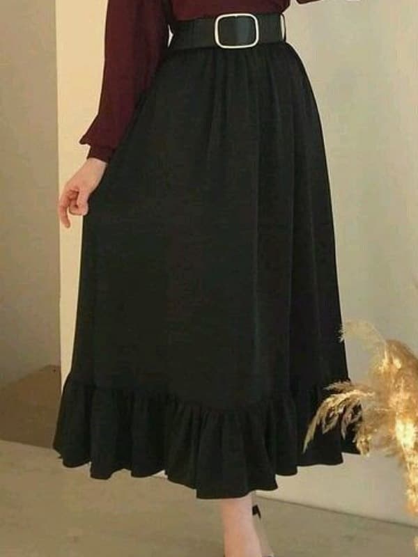 دامن چین دار مجلسی — تصویر ۳
