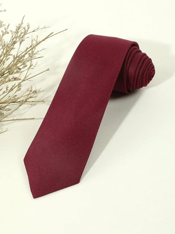 کراوات زرشکی شیک