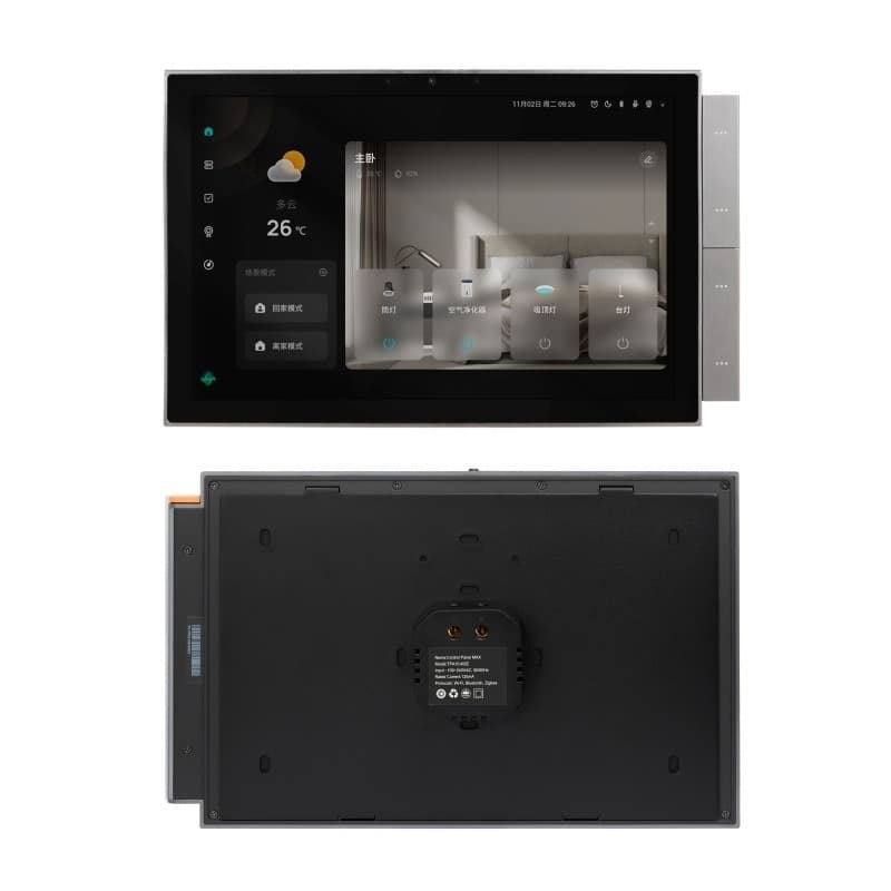 تاچ پنل صوتی و هوم سنتر اندرویدی WiFi/Zigbee هوشمند 10.1 اینچ TUYA مدل TPA10-M2E — تصویر ۷