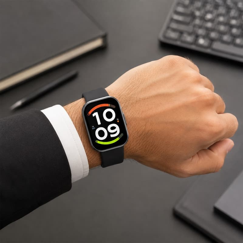 ساعت هوشمند 46 میلی متری شیائومی مدل Redmi Watch 6 active با بند پلاستیکی — تصویر ۴