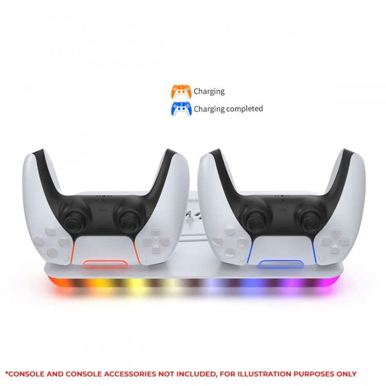 پایه چند منظوره DOBE RGB مدل TP5-05102 مخصوص PS5 — تصویر ۹