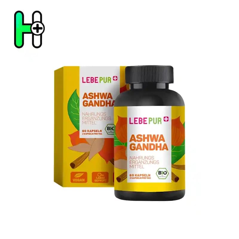 مکمل مدیریت استرس-تمرکز آشواگاندا لبه پور | Ashwagandha-LEBE PUR