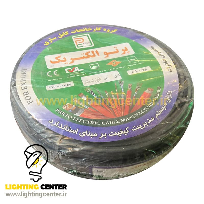 کابل افشان 3*6 پرتو الکتریک حلقه 100 متری