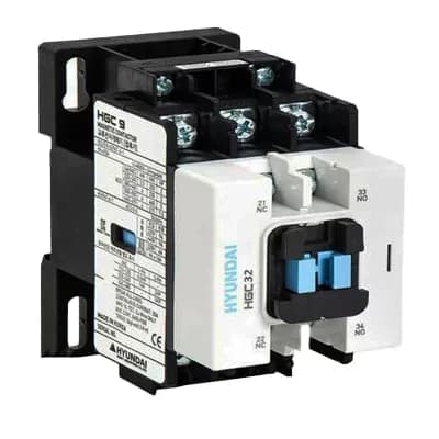 کنتاکتور 32 آمپر هیوندای بوبین 220 VAC توان 15 کیلووات HGC