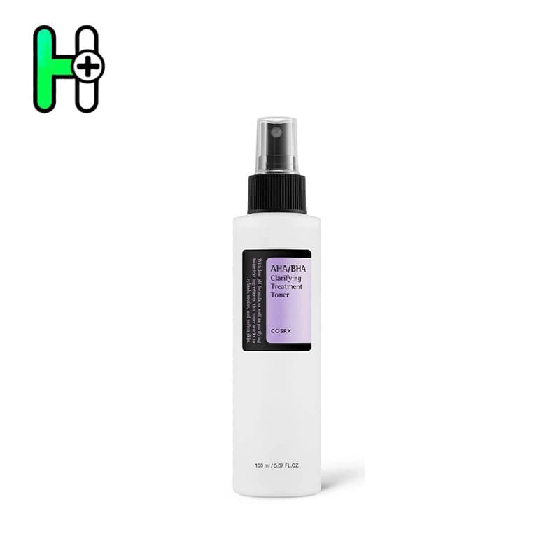 تونر شفافکننده و آبرسان پوست AHA و BHA کوزارکس COSRX AHA/BHA Clarifying Treatment Toner