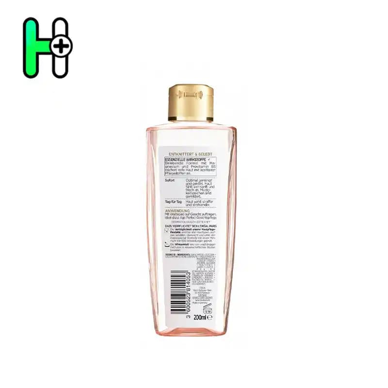 تونر جوانساز و شادابکننده مخصوص انواع پوست L’Oréal Paris Age Perfect Toner — تصویر ۳