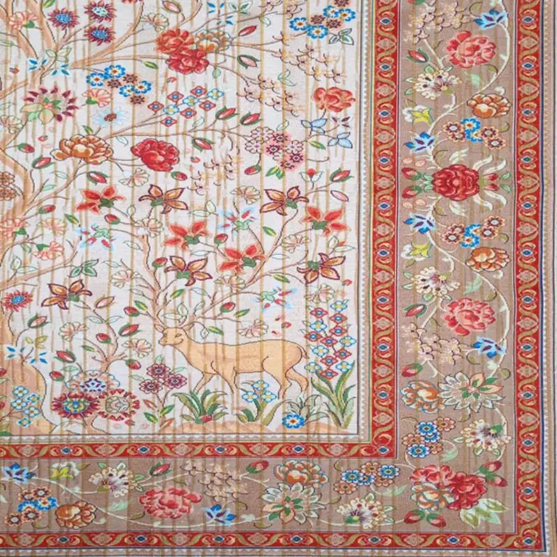 رومیزی ترک مخمل 100*100 کد016 — تصویر ۳