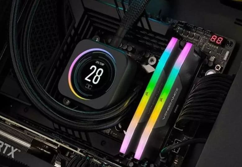 رم Corsair Vengeance RGB 16GB DDR5 5200MHz | پارس کامپیوتر — تصویر ۵
