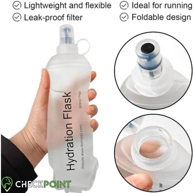 سافت فلاسک HYDRATION 500M سفید — تصویر ۴