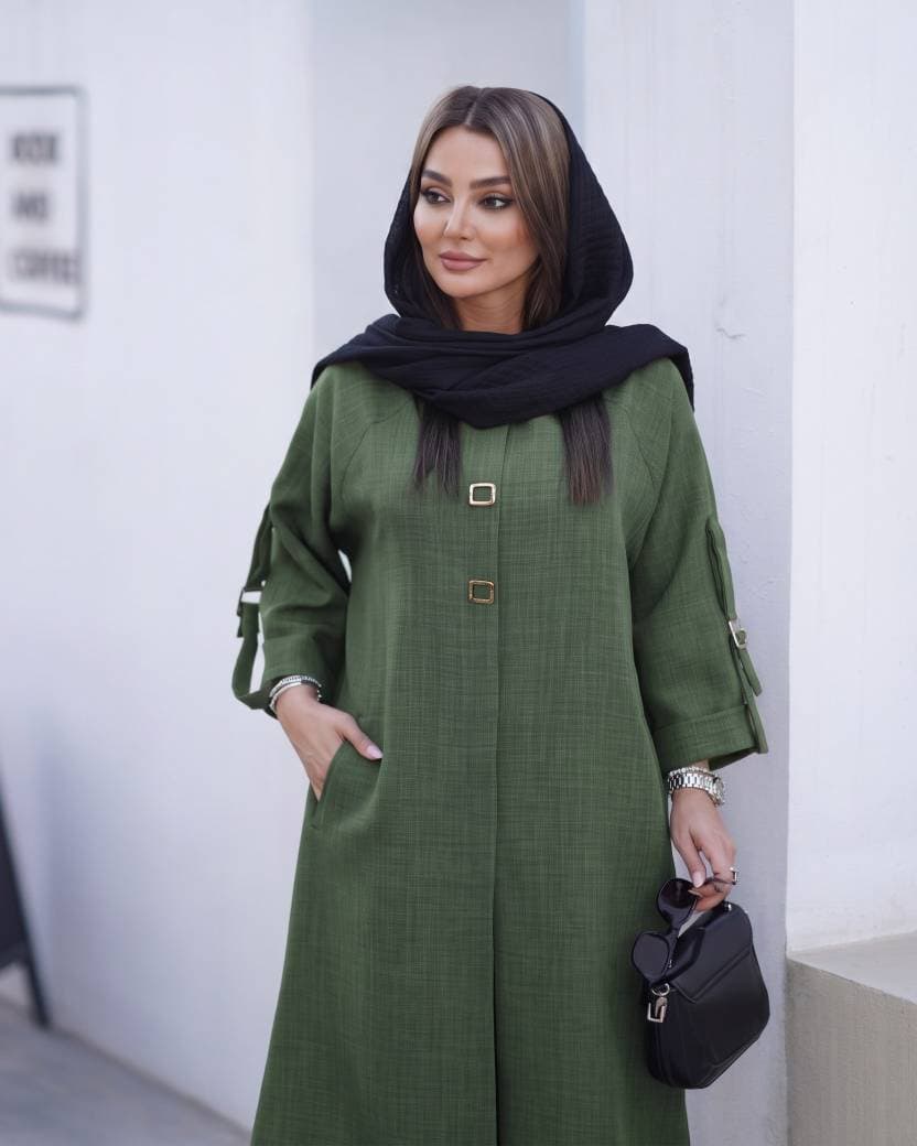 مانتو مدل ماهورا بلند زنانه (ضمانت اصالت) ارسال رایگان — تصویر ۵