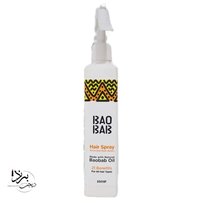 اسپری مو 21کاره بدون ابکشی باوباب — تصویر ۲
