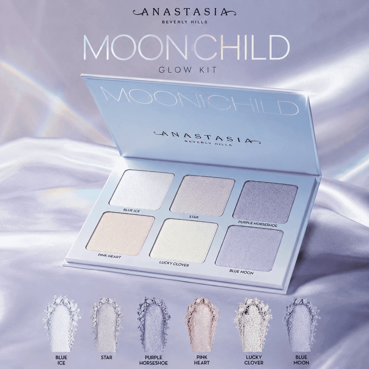 پالت هایلایتر آناستازیا مونچایلد | Anastasia Beverly Hills Moonchild Glow Kit