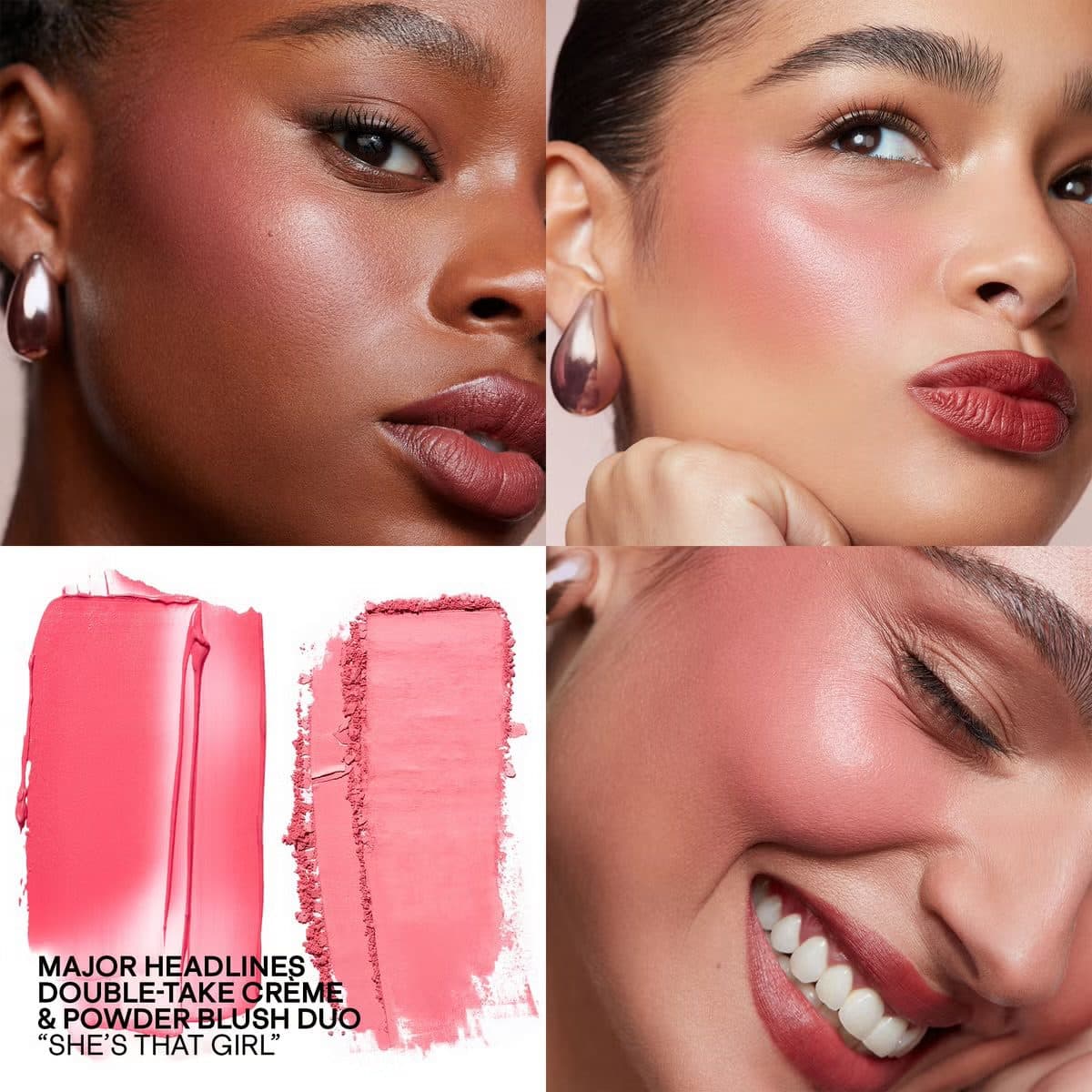 رژگونه دوتایی پاتریک تا رنگ She’s That Girl | Patrick Ta Major Headlines Double-Take Crème & Powder Blush Duo – She’s That Girl — تصویر ۴