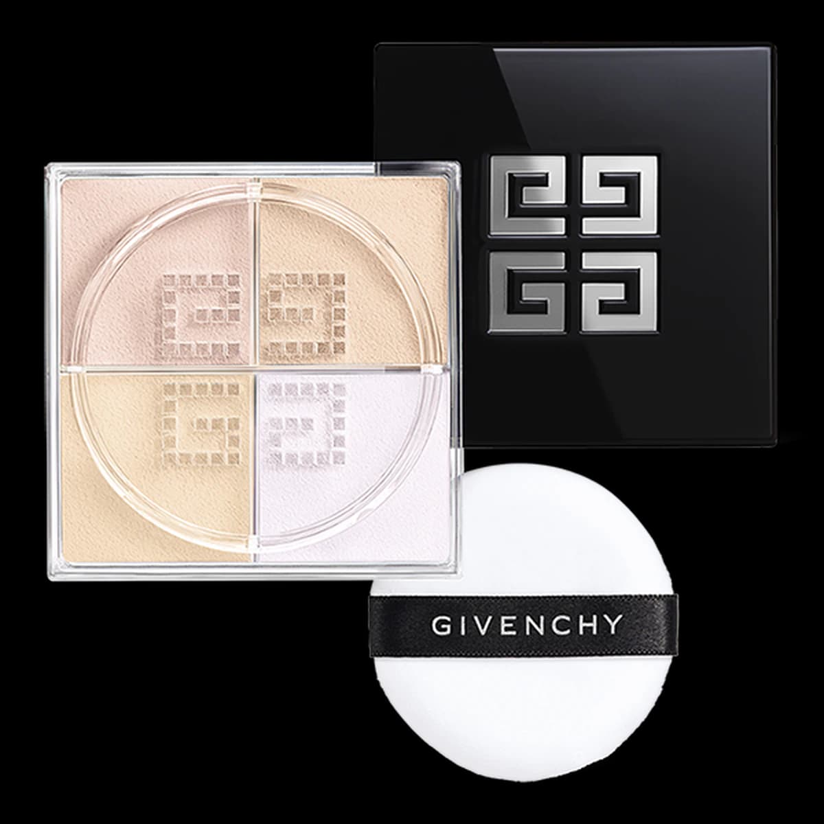 پودر فیکس و ماتکننده ژیوانشی پریسم لیبره رنگ 02 Satin Blanc | Givenchy Prisme Libre 4-Color Loose Powder – 02 Satin Blanc (10g)