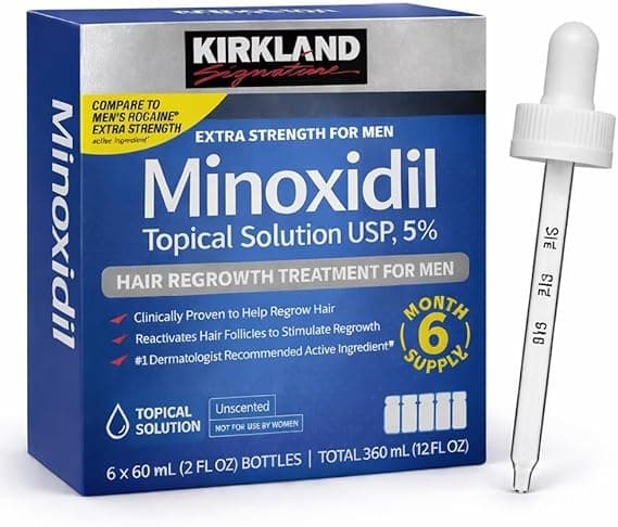 محلول ماینوکسیدیل ۵٪ کرکلند ۶۰ میلیلیتر | Kirkland Signature Minoxidil 5% Topical Solution (60ml) — تصویر ۶