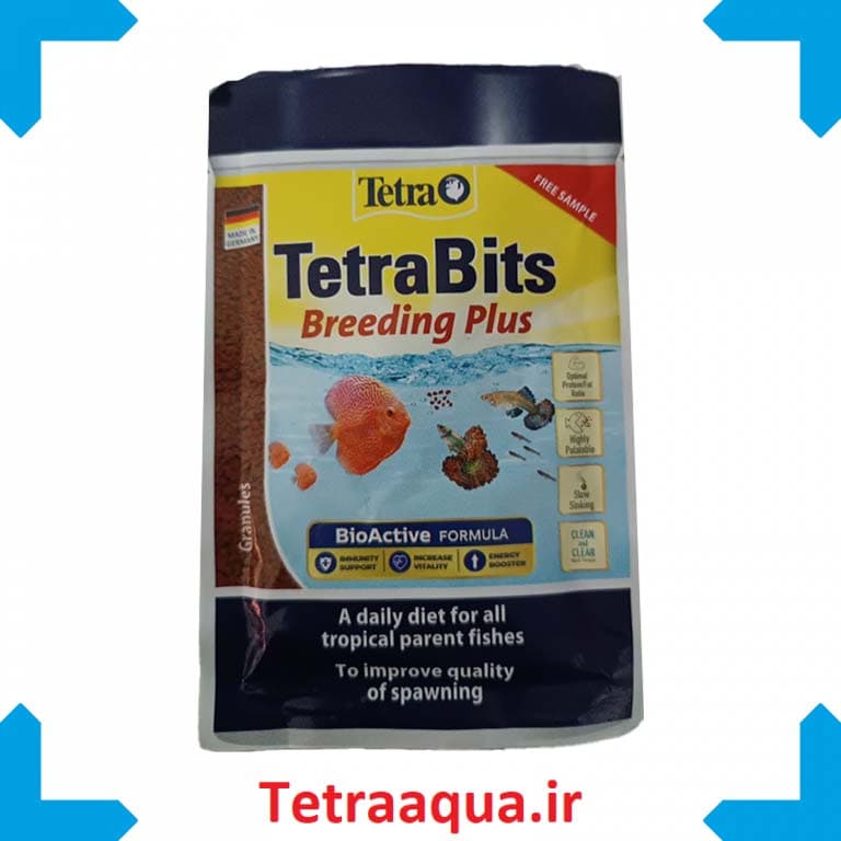 غذای ماهی ساشه تترا بیتس TETRA bits Breeding Plus 3g