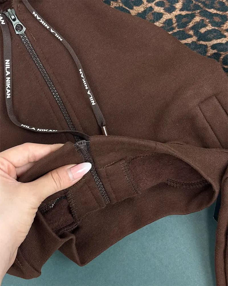 سویشرت شلوار دخترانه مدل پلنگی کد ۴۰۴۰ — تصویر ۳