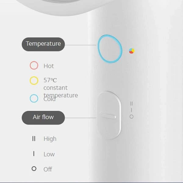 سشوار شیائومی مدل Mijia Ionic Hair Dryer H300 — تصویر ۷
