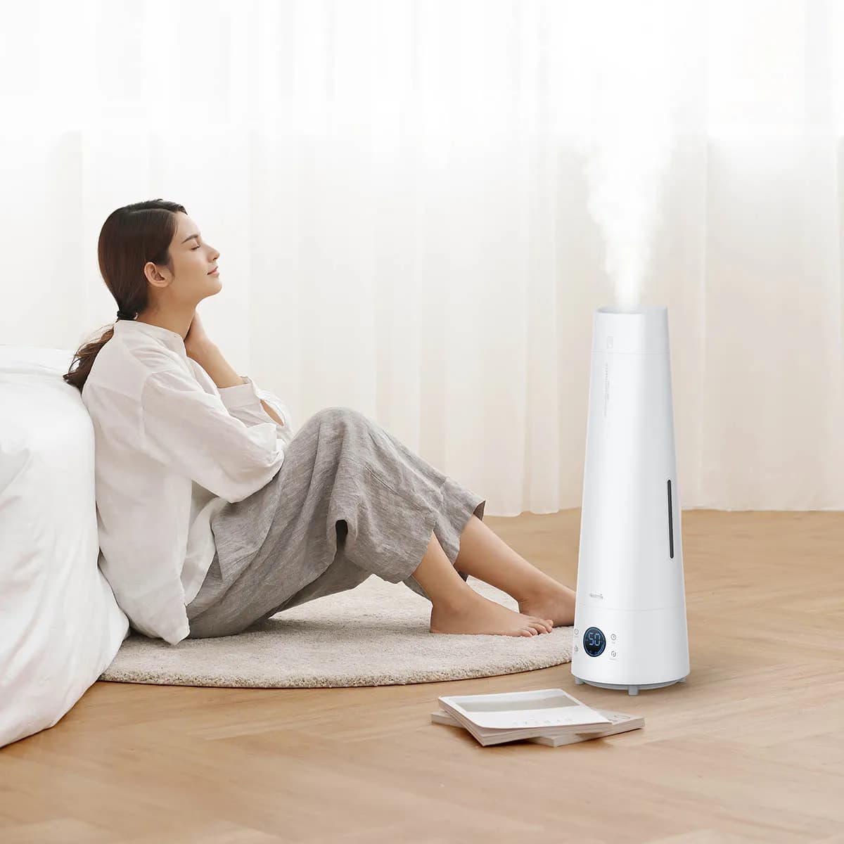 دستگاه بخور و رطوبت ساز سرد درما مدل Deerma Humidifier 4L PH-DEM-LD220 — تصویر ۴