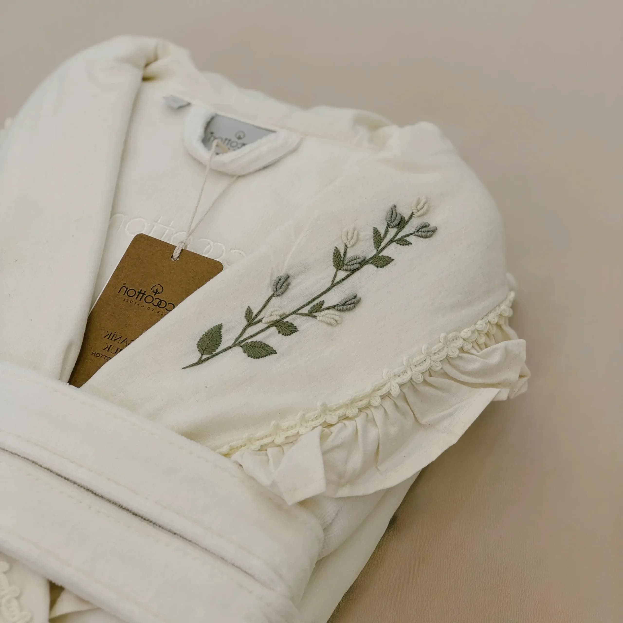 ست حوله تن پوش 4 تکه زنانه برند ecocotton مدل Leyna — تصویر ۳