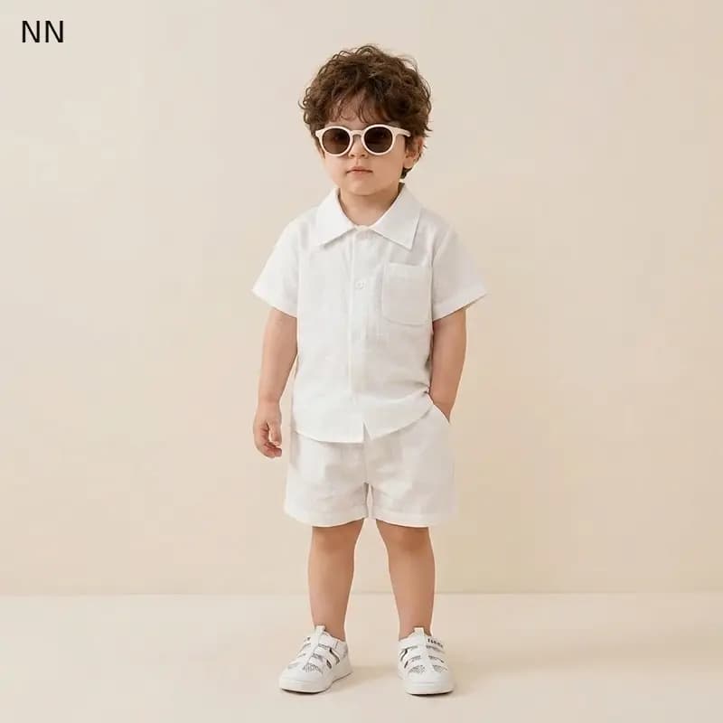 شومیز شلوارک پسرانه بچگانه (کینگ)کد 4106 — تصویر ۳