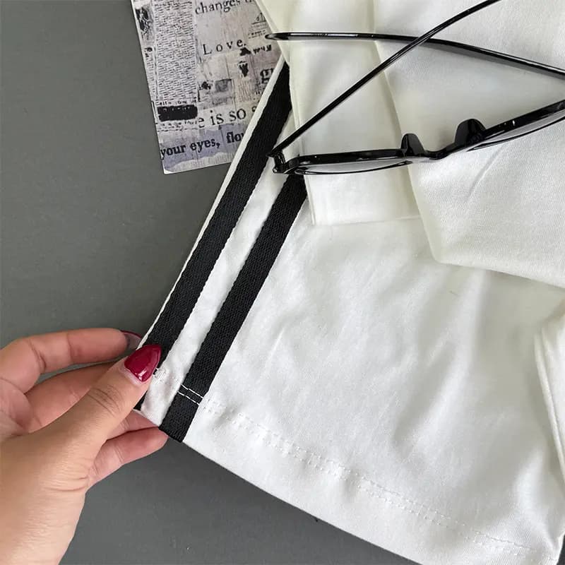 تیشرت و شلوارک بچگانه کژوال بهاره و تابستانه مدل مین مین (Minmin) کد 4336 — تصویر ۵