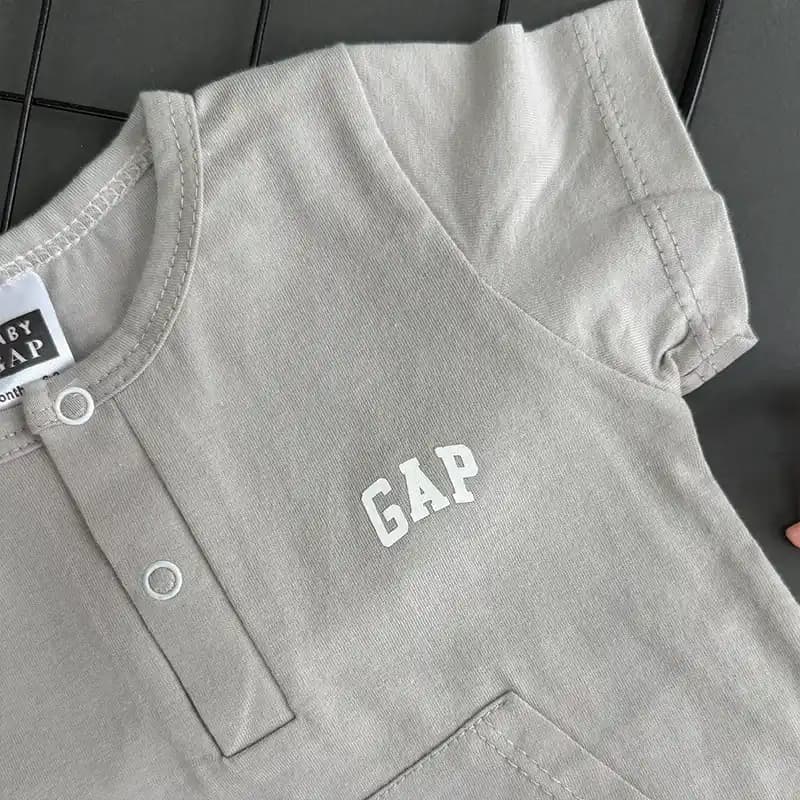 رامپر بچگانه سبک نخ پنبه مدل گپ (Gap) کد 4344 — تصویر ۷