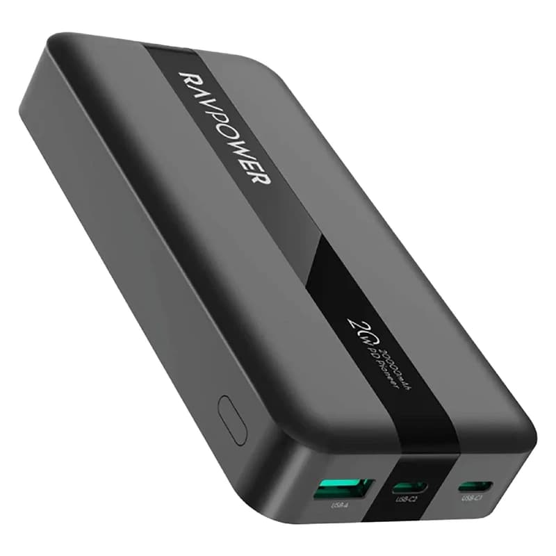 پاوربانک راوپاور RAVPOWER RP-PB1235 ظرفیت 20000 میلی آمپر ساعت — تصویر ۲