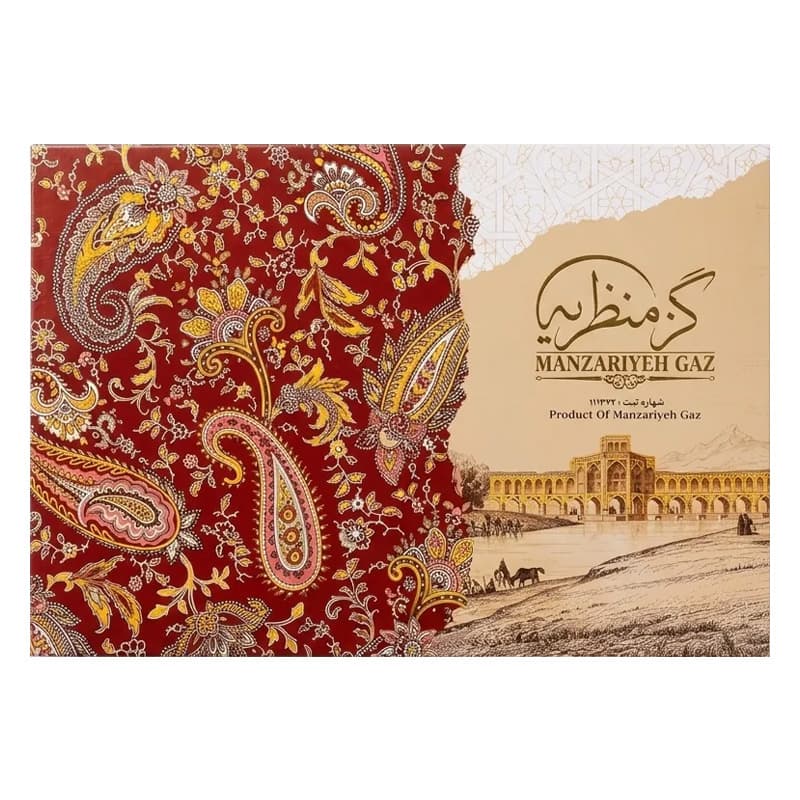 گز منظریه لقمه ۱۸ درصد پسته ۲۲۰ گرمی ترنج