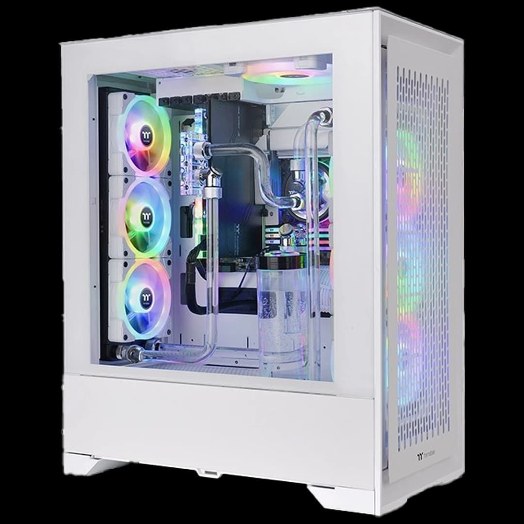 کیس کامپیوتر گیمینگ ترمالتیک مدل CTE T500 TG SNOW WHITE — تصویر ۵