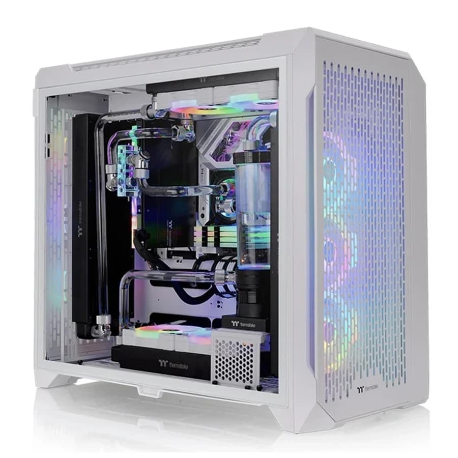 کیس کامپیوتر گیمینگ ترمالتیک مدل CTE C750 AIR SNOW WHITE — تصویر ۹