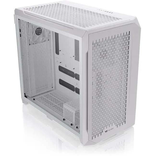 کیس کامپیوتر گیمینگ ترمالتیک مدل CTE C750 AIR SNOW WHITE — تصویر ۳