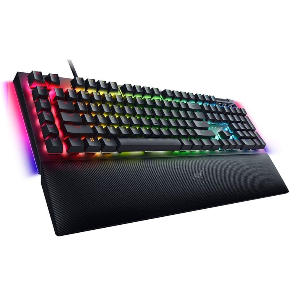 کیبورد گیمینگ ریزر مدل BLACKWIDOW V4 GREEN SWITCH WRD — تصویر ۵