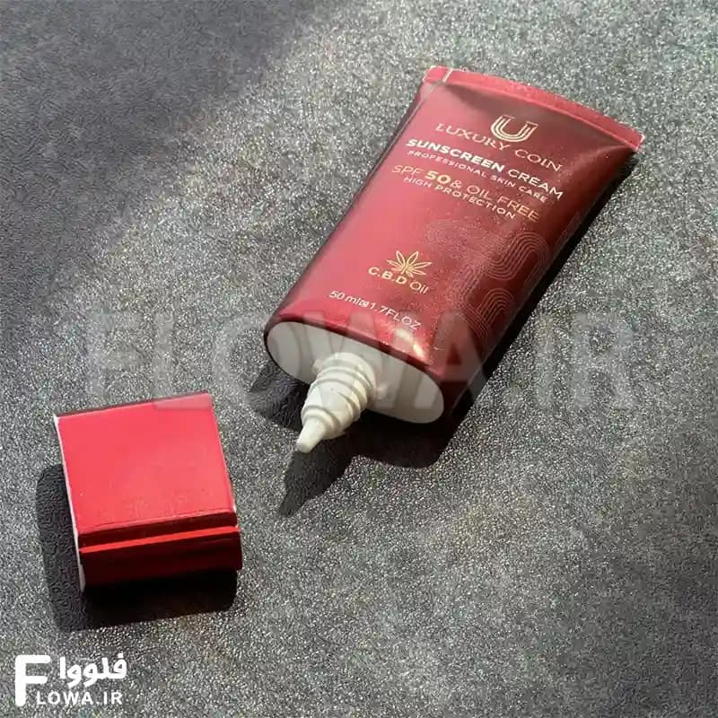 کرم ضدآفتاب SPF50 لاکچری کوین — تصویر ۴