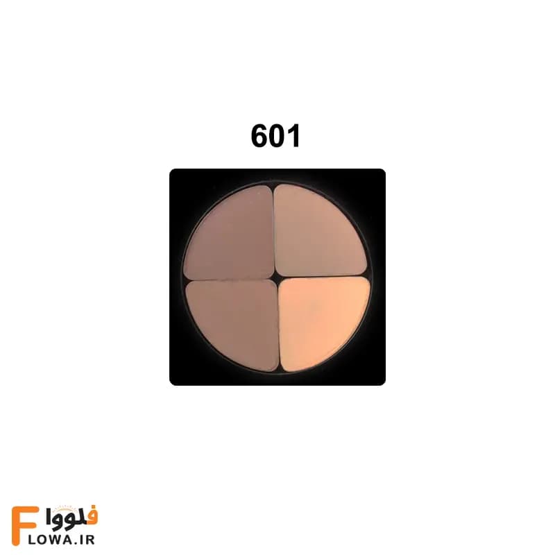 سایه چشم چهار رنگ لاکچری کوین 601 — تصویر ۲