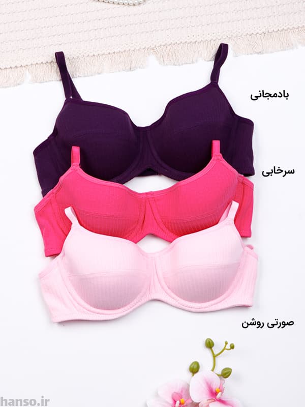 ست شورت و سوتین کاپدار نخی کبریتی فنردار آنیت Anit کد 20255 — تصویر ۳